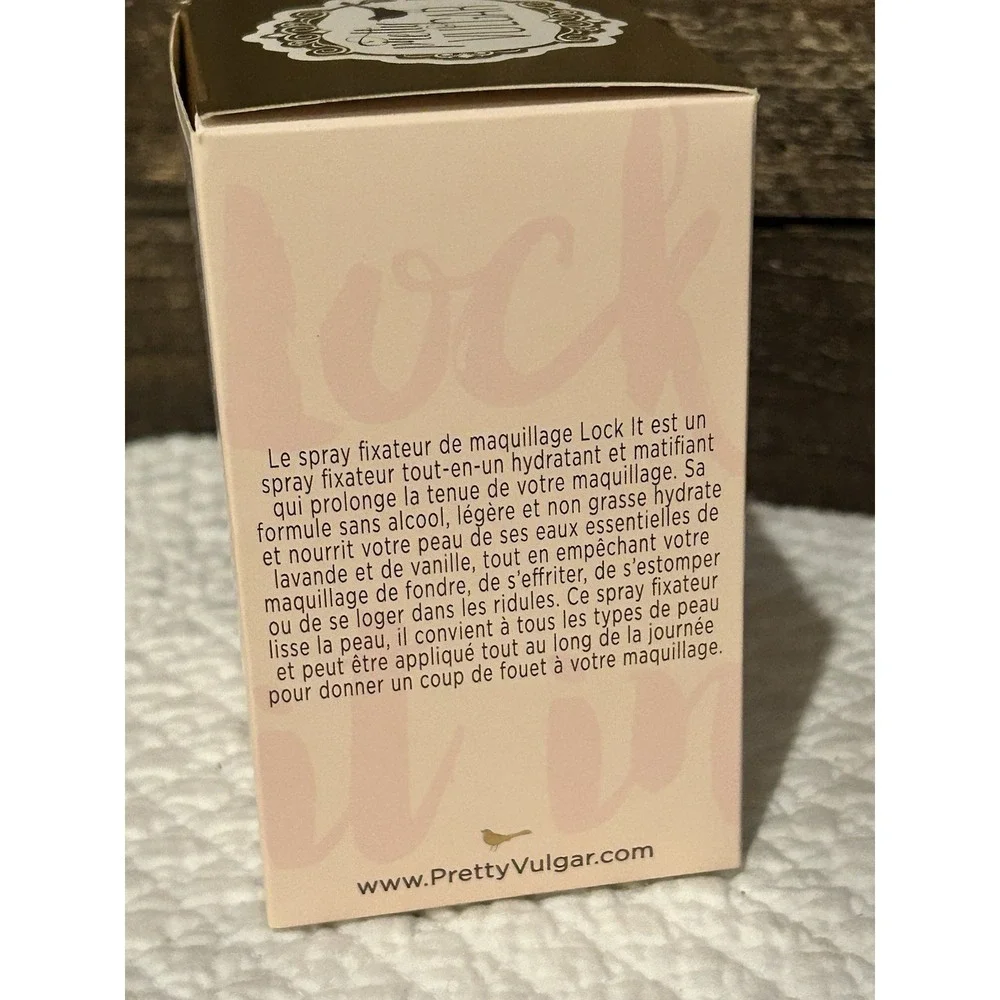 PRETTY VULGAR LOCK IT IN MAKEUP SETTING SPRAY FULL SIZE 3 FL OZ NEW